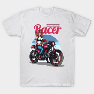 FF Girl Racer 10 - TWO WHEELS MOVE HER SOUL T-Shirt